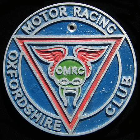 Oxfordshire Motor Racing Club Car Badge