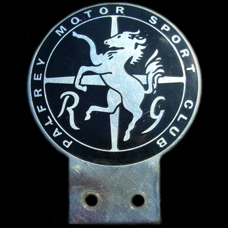 Palfrey Motor Sport Club Car Badge