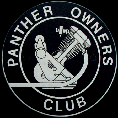 Panther Owners Club Car Badge