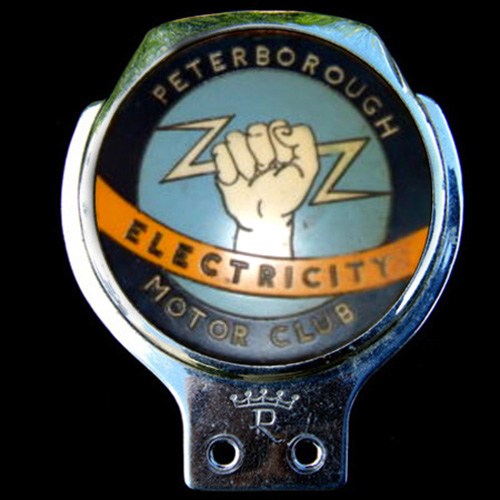 Peterborough Motor Club "Electricity" Car Badge