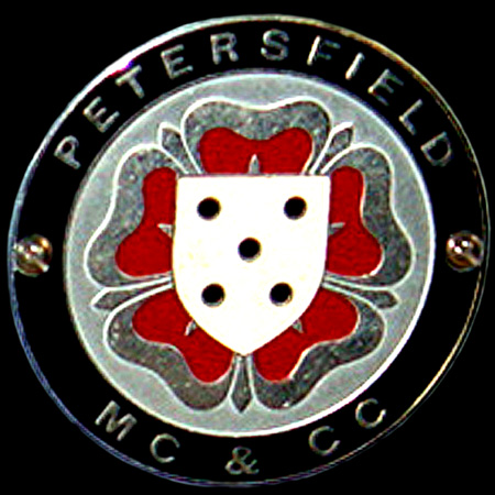 Petersfield Motor Cycle & Car Club Lapel Badge