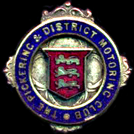 Pickering & District Motoring Club Car Badge