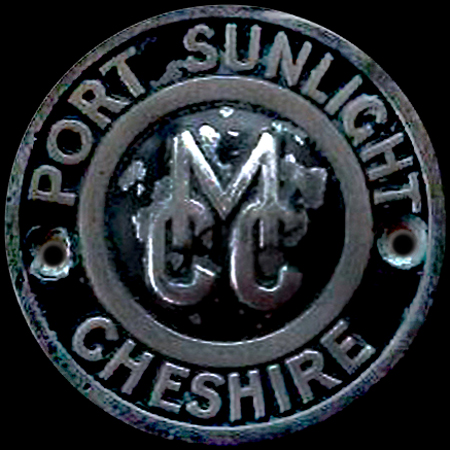 Port Sunlight Motor Cycle Club Cheshire Car Badge