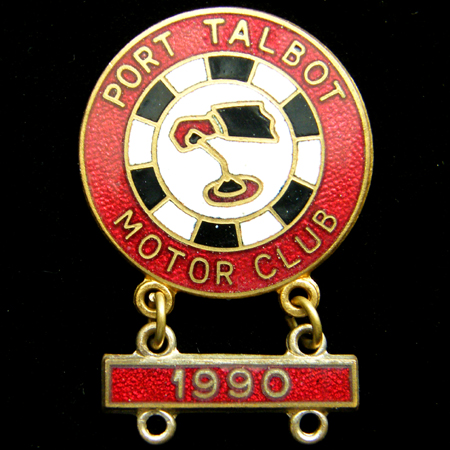 Port Talbot Motor Club Pin Badge
