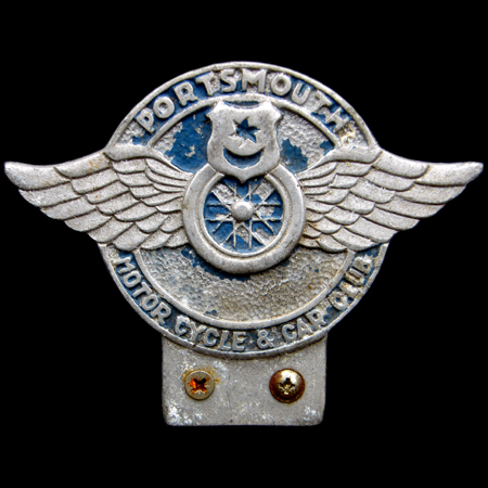 Portsmouth Motor Cycle & Car Club Car Badge