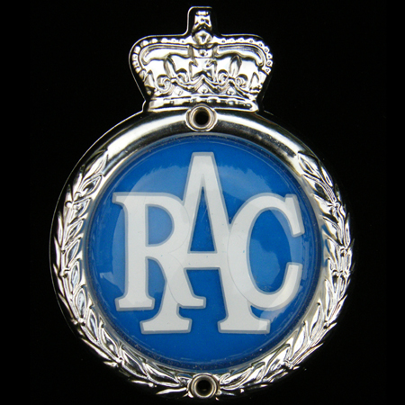 RAC Associate Badges 1954-73 Elizabethan Car Badge