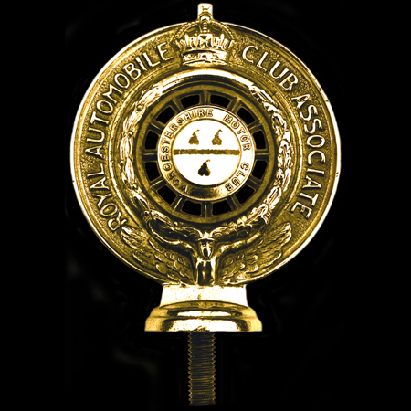 Royal Automobile Club Associate Worcestershire Motor Club Car Badge