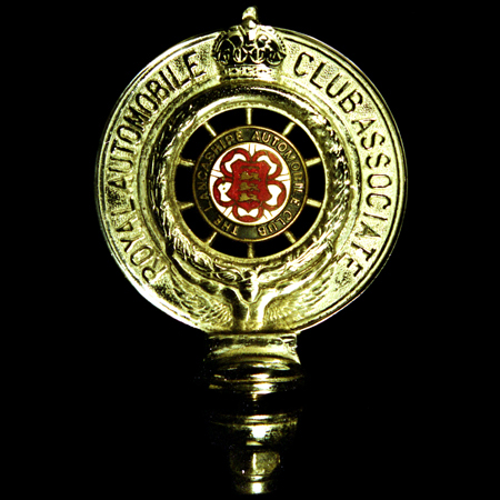 Royal Automobile Club Associate Lancashire Automobile Club Car Badge  