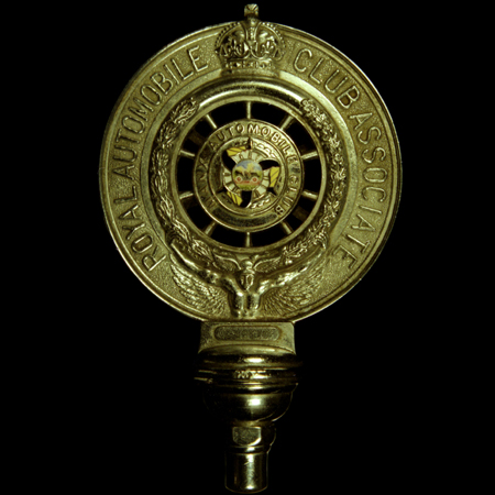 Royal Automobile Club Associate Manx Automobile Club Car Badge  