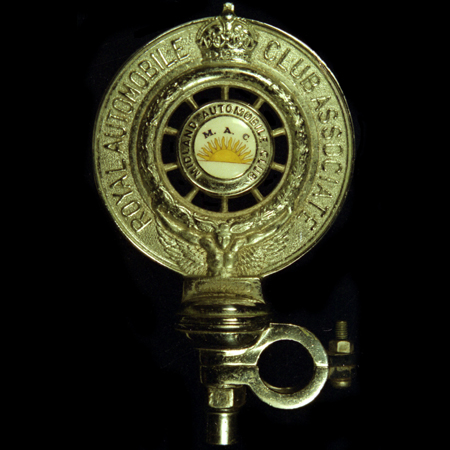 Royal Automobile Club Associate Midland Automobile Club  Car Badge