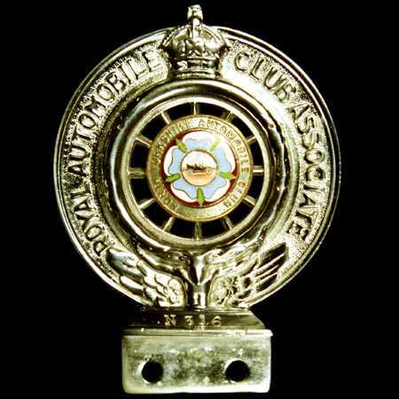 Royal Automobile Club Associate North Yorkshire Automobile Club Car Badge  