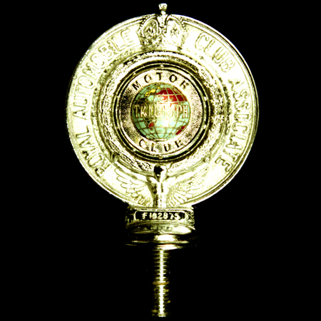 Royal Automobile Club Associate Triumph Motor Club Car Badge 