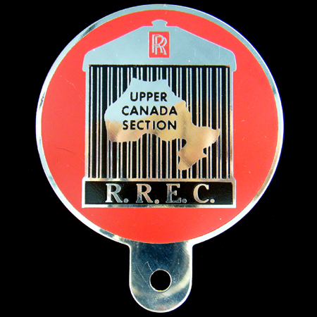 Rolls Royce Enthusiasts ClubUpper Canada Section Car Badge
