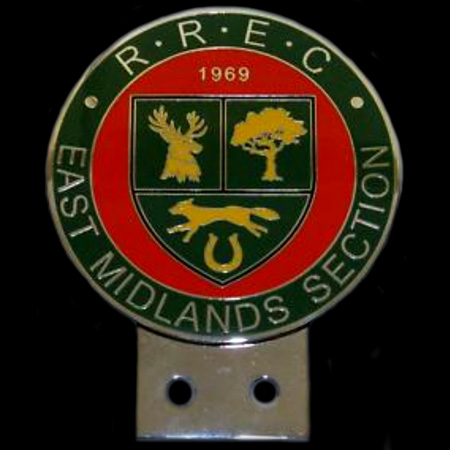 Rolls Royce Enthusiasts ClubEast Midland Section Car Badge