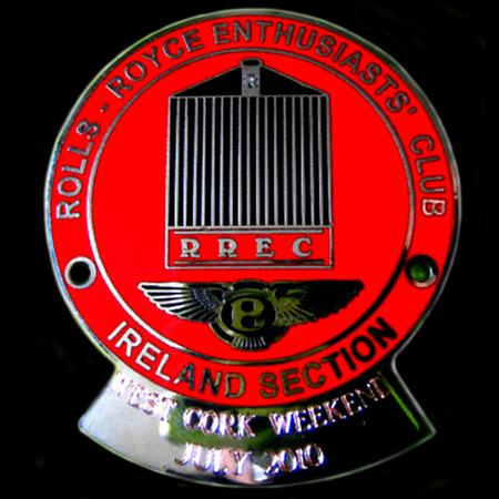 Rolls Royce Enthusiasts ClubIreland Section Car Badge