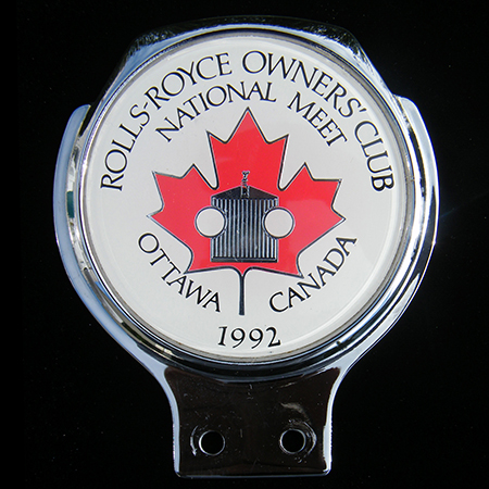 Rolls Royce Owners Club Car Badge