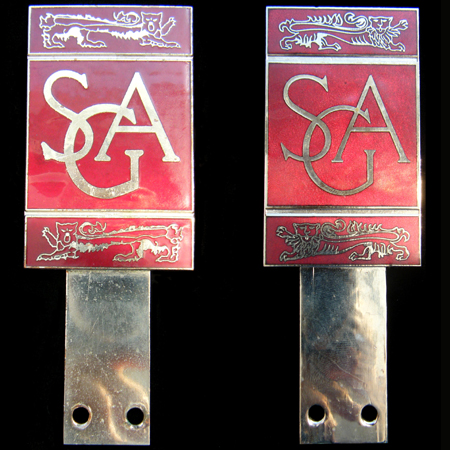 Rolls Royce Silver Ghost Association Car Badges