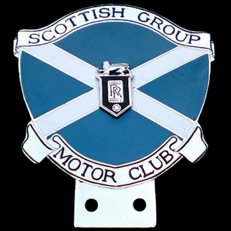 Rolls Royce Scottish Group Motor Club Car Badge