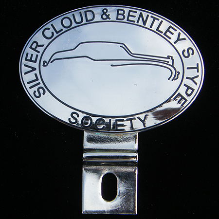 Silver Cloud & Bentley S Type Society Car Badge