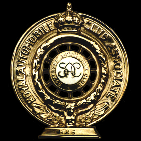 Royal Automobile Club Associate Somerset Automobile Club Car Badge