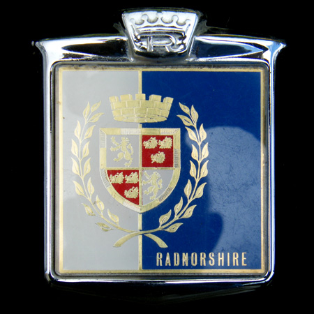 Radnorshire (Sir Faesyfed) Square Car Badge