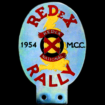  1954 Redex Rally Car Badge
