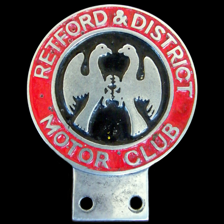 Retford & District Motor Club Car Badge