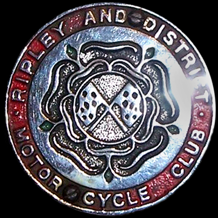 Ripley and District Motor Cycle Club Lapel Badge