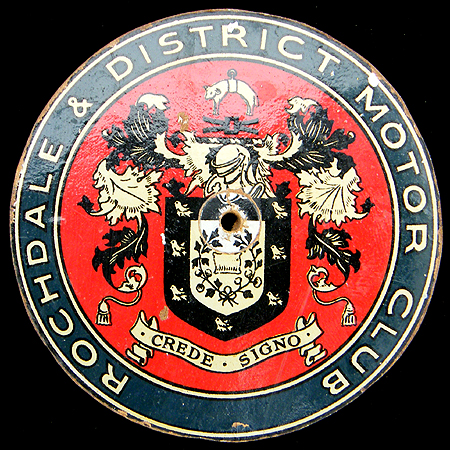 Rochdale & District Motor Club Car Badge