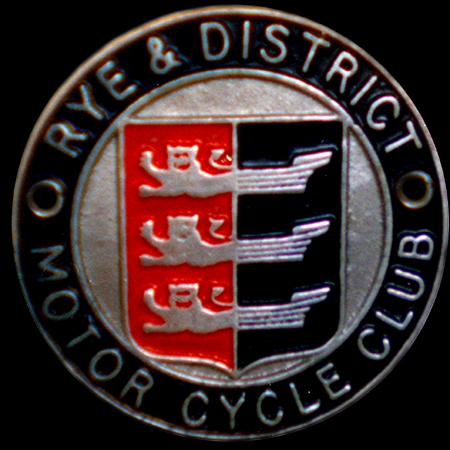 Rye & District Motor Cycle Club Car Badge