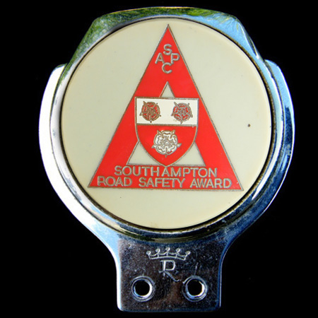 Southampton Road Safety Award Car Badge