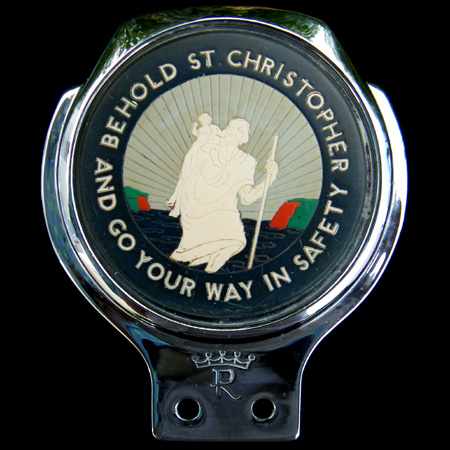St Christopher Car Badge