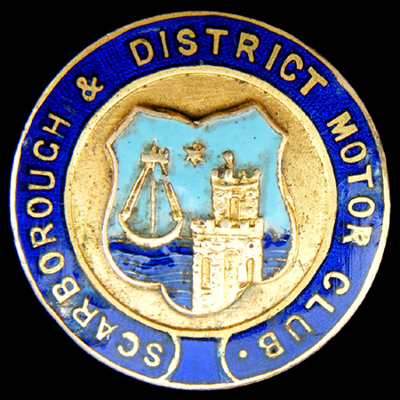 Scarborough & District Motor Club Lapel Badge