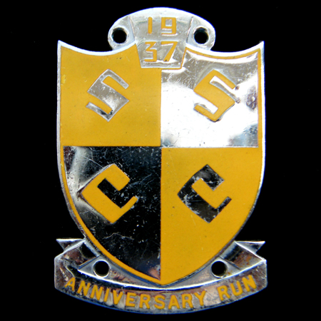 1937 Scottish Sports Car Club Dash Plaque