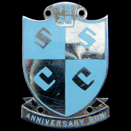 1938 Scottish Sports Car Club Dash Plaque