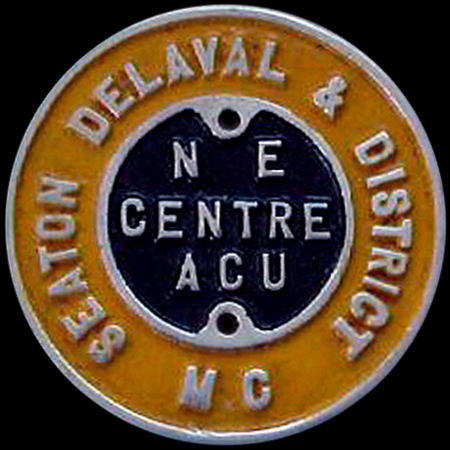 Seaton Delaval & District Motor Club N E Centre ACU Car Badge