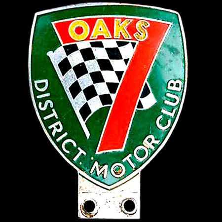 Seven Oaks District Motor Club Car Badge