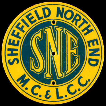 Sheffield North End Motor Cycle & Light Car Club Car Badge