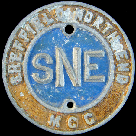 Sheffield North End Motor Cycle Club Car Badge