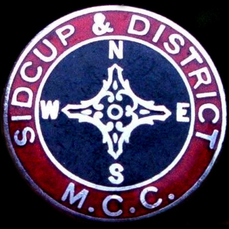 Sidcup & District Motor Cycle Club Lapel Badge