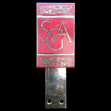 Rolls Royce Silver Ghost Association Car Badge