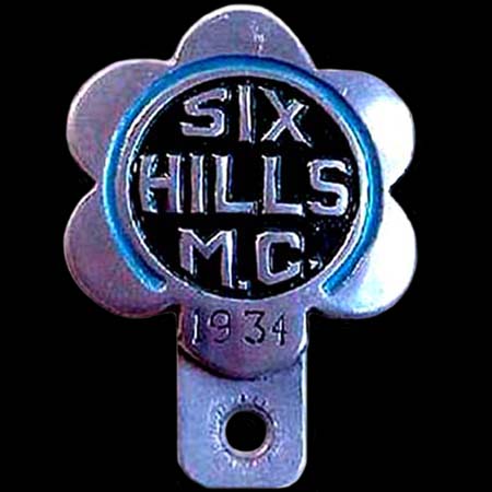 Six Hills Motor Club 1934 Car Badge