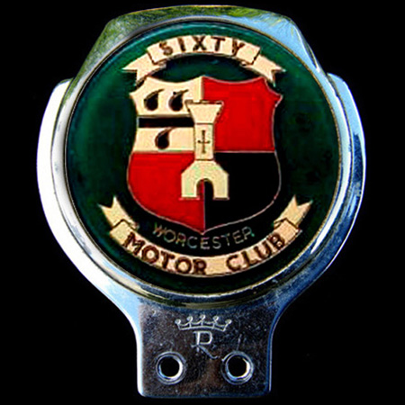 Sixty Motor Club Worcester Car Badge