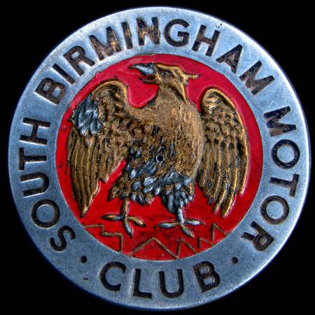 South Birmingham  Motor Club  Car Badge