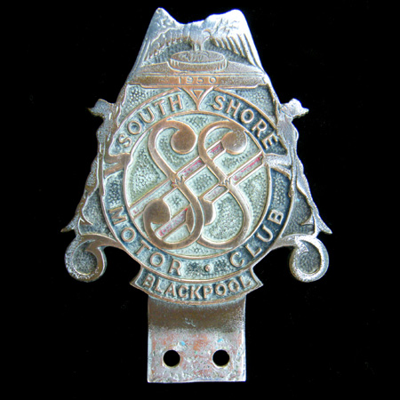 South Shore Motor Club Blackpool Car Badge