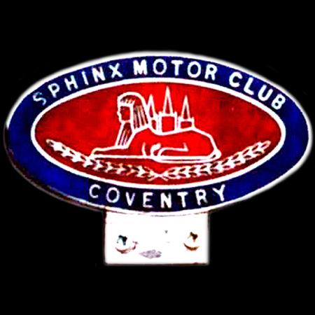  Coventry (Sphinx Motor Club) Car Badge