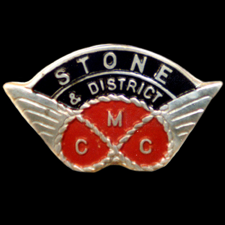 Stone & District Motor Cycle Club Car Badge