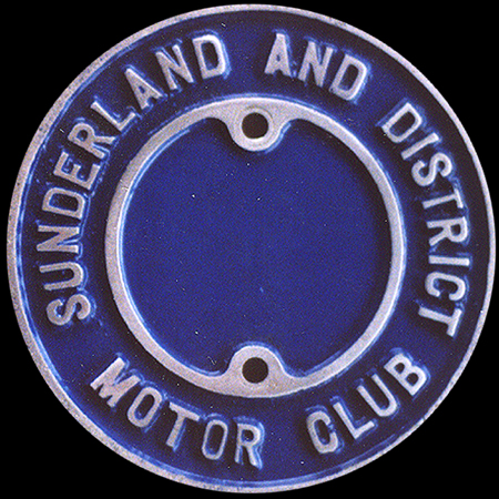 Sunderland and District Motor Club Car Badge