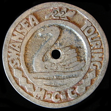 Swansea Touring Motor Cycle Club Car Badge