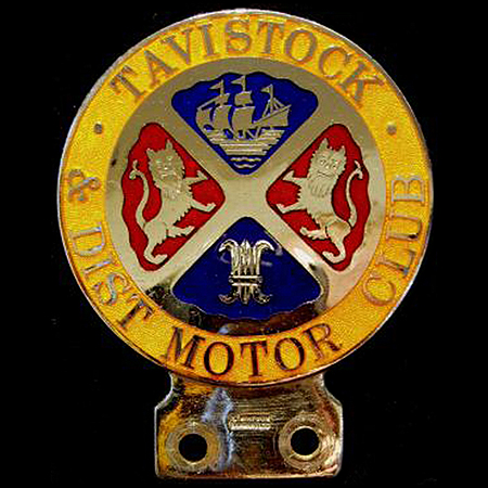 Tavistock & Dist Motor Club Car Badge